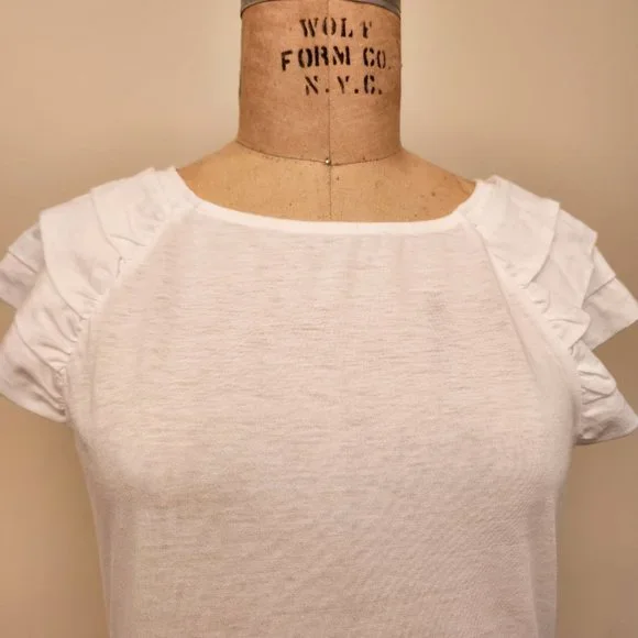 Alice + Olivia White Tee - Picture 3 of 13